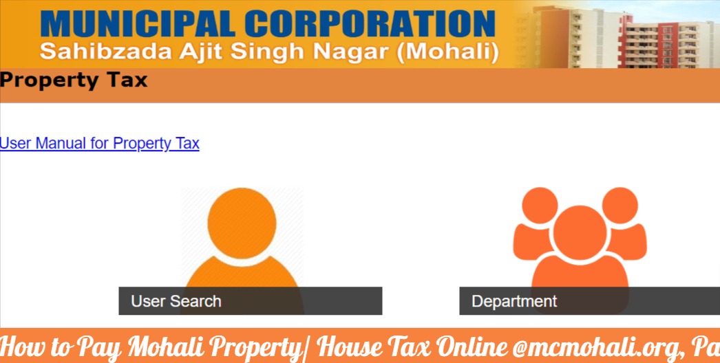 How to Pay Mohali Property-House Tax Online at mcmohali.org, Payment MC Mohali