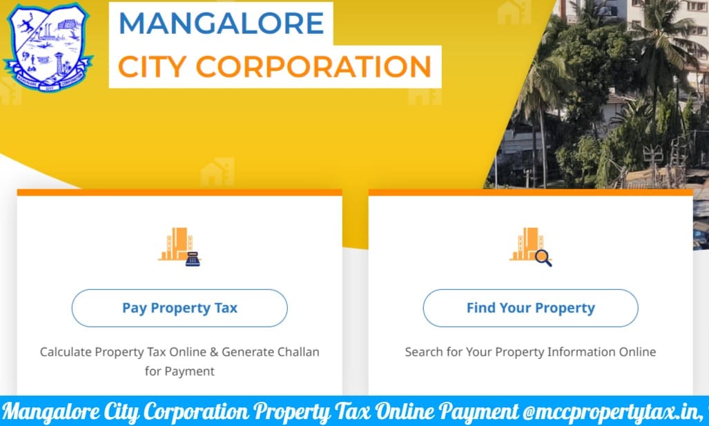 Mangalore City Corporation Property Tax Online Payment mccpropertytax.in, Receipt Download